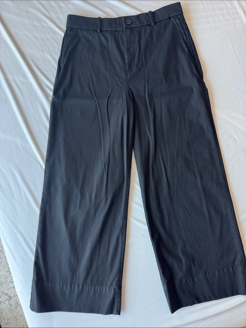 SPANX Women’s Wide-Leg Dress Full-Length Pants, Black, Size XL